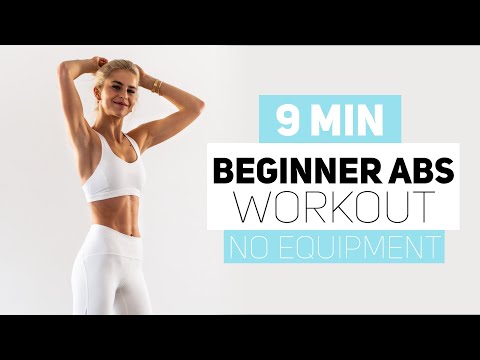 9-MINUTEN-BAUCHMUSKELWORKOUT FÜR ANFÄNGER | ohne Geräte | Caro Daur #DAURPOWER