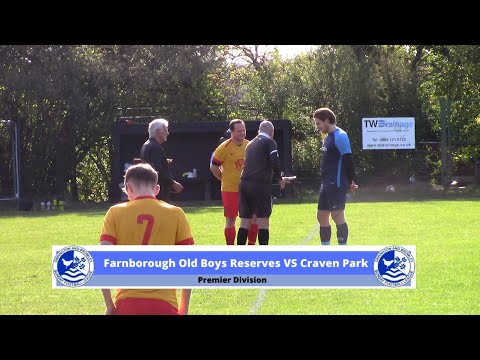 Farnborough Old Boys Reserves VS Craven Park