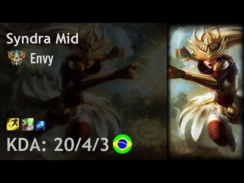 Syndra Mid vs LeBlanc - Envy - BR Challenger Patch 7.18