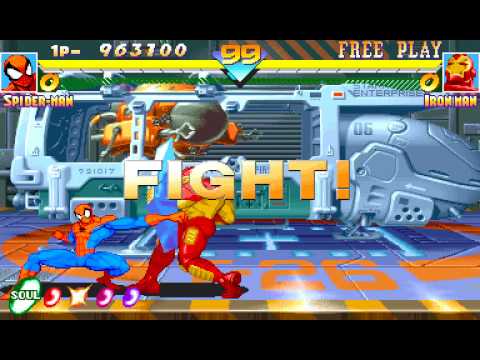 Arcade Longplay [721] Marvel Super Heroes