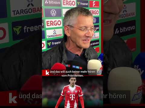 Video Thumbnail: Hainer nach Finaleinzug: "Musiala legt auf und dann wird gefeiert" #shorts