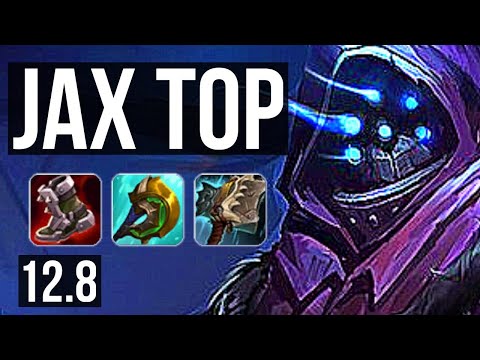 JAX vs LUCIAN (TOP) | 8 solo kills, 700+ games, 12/2/4, 900K mastery, Dominating | NA Diamond | 12.8