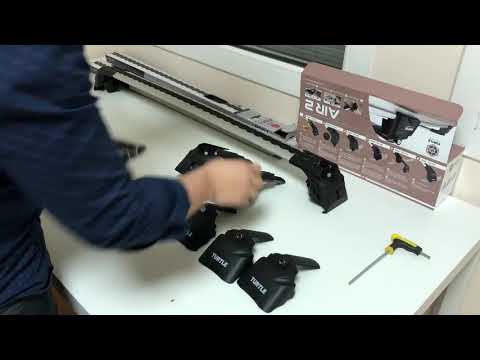 Распаковка - багажник Turtle Air 2 на интегрированные рейлинги