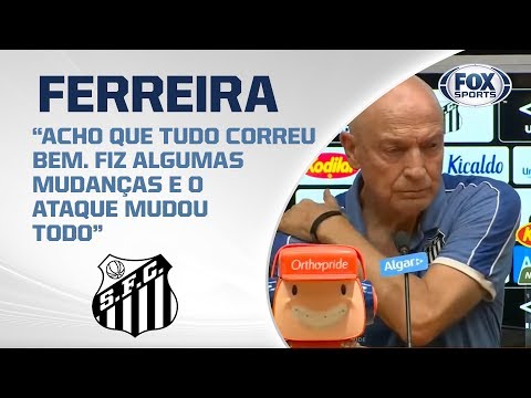 SANTOS AO VIVO! Jesualdo Ferreira fala em coletiva após vitória contra a Inter de Limeira