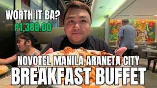 A MUST-TRY BREAKFAST BUFFET AT NOVOTEL MANILA ARANETA CITY | WORTH IT BA ANG BAYAD MO? 