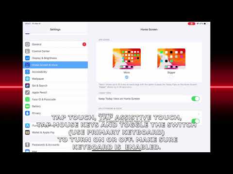 HOW TO ENABLE OR DISABLE PRIMARY KEYBOARD IN IPADOS 13.6 (IPAD)