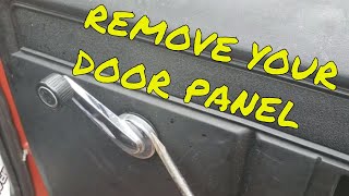 How To Remove Door Panel 73-87 Chevy GMC Square Body Edition