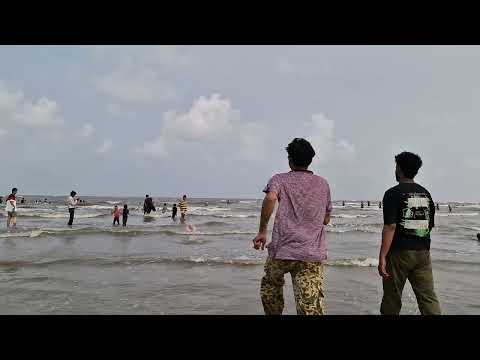 beautiful Aksa Beach 8k video