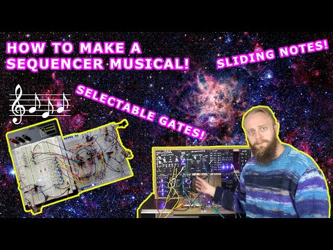 Analogue Elements Of The 8-Step CMOS Sequencer (How To Create Melody With A Sequencer)