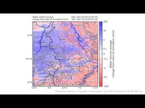 TerrSysMP monitoring run 2017-05-04 - water column storage change - NRW (24h)