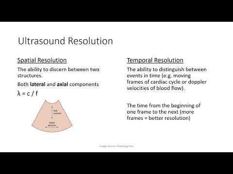 Ultrasound Physics Keyword Review - (Dr. Pinault)