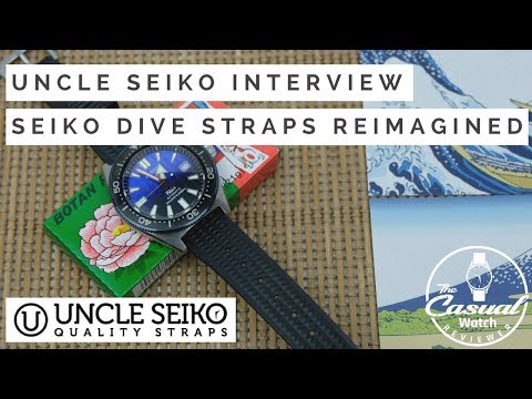 Who is Uncle Seiko? Keeping Vintage Dive Watch Straps Alive... An Interview