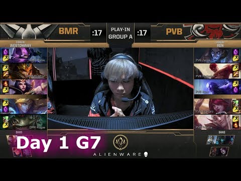 Bombers vs Phong Vũ Buffalo | Day 1 Play-Ins of LoL MSI 2019 | BMR vs PVB