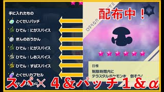 ☆スパ４＆パッチ１＆+αレイド配布中☆概要欄必須！【ポケモンSV】
