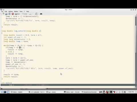 C Programming Part 74 Log Function Implementation