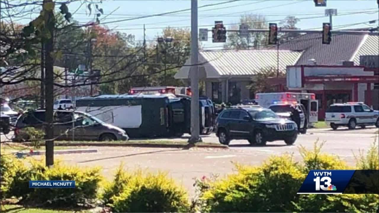 Six injured after collision involving trolley in Gadsden