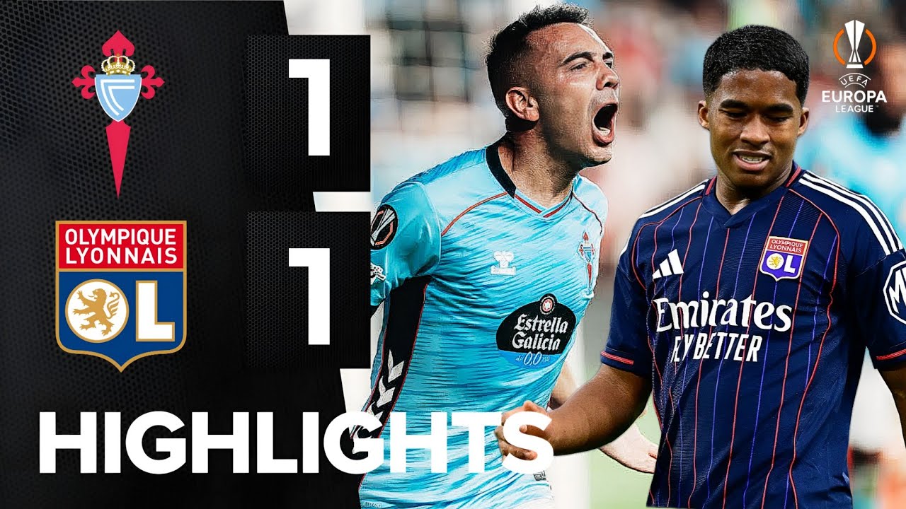 Iago ASPAS meets ENDRICK !! 1-1 Celta Vigo vs LYON Highlights UEFA Europa League 2026 Atmosphere