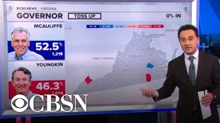 Early results coming in from Virginia governor race