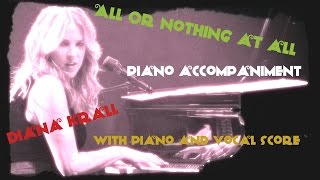 All Or Nothing At All - D.Krall // Piano accompaniment (Cover)