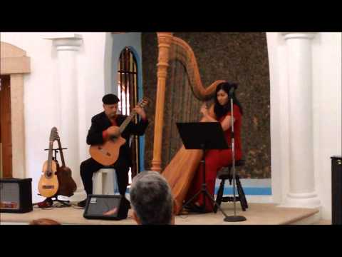 Arpa con alma latina, Santa Fe, harp and guitar