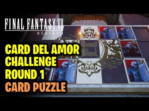 Cards del Amor Challenge Round 1 Card Puzzle | Costa del Sol Card Carnival | Final Fantasy 7 Rebirth