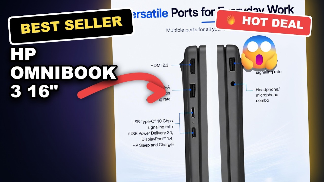 HP OmniBook 3 16" WUXGA Touch Laptop Tested: Is It Worth Buying in 2024?
