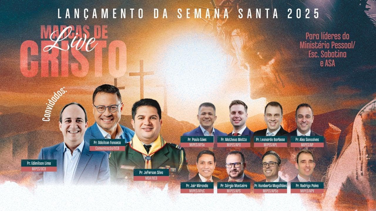 MARCAS DE CRISTO | LIVE DE LANCAMENTO SEMANA SANTA 2025