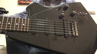 Video thumbnail for 1988 Casio MG-500 MIDI Guitar Fujigen Japan Testing Guitar Mode Only through a VOX VT20+ Amp by johnnyangel69