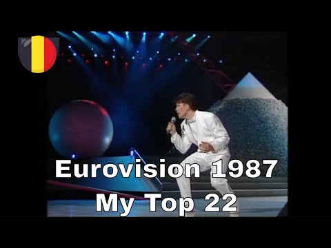 Eurovision 1987 🇧🇪 - My Top 22