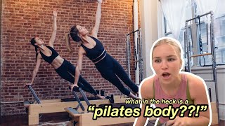 I TRIED PILATES FOR THE FIRST TIME EVER (and i was petrified) *a full week of pilates workouts*
