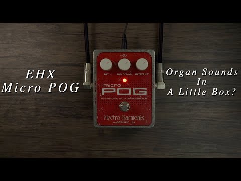 Electro-Harmonix Micro POG Polyphonic Octave Generator 2007 - Present - Red / Gray Bild 5