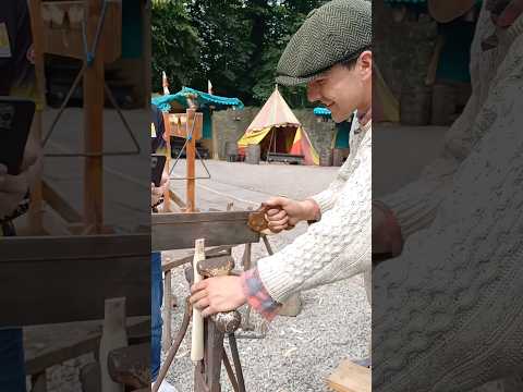 Forging a Claw Hammer at Bunratty #fyp #ireland #traditionalcrafts #craft #blacksmith  #woodworking