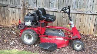 Snapper 12.5hp Briggs and Stratton riding mower issue