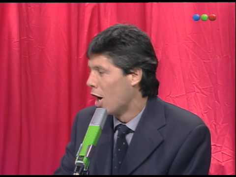 Presentación del locutor, trabalenguas y baile - Videomatch 99
