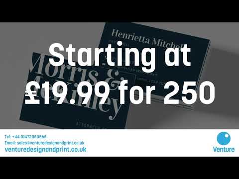 Venture Design and Print video.