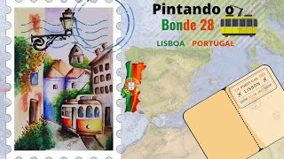 Arte urbana   Pontos Turisticos   Pintando o Bonde de Lisboa Portugal