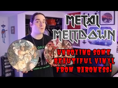 Unboxing ALL 3 Baroness Picture Disc LP's