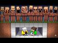 BUNKER APOCALITTICO contro VILLAGER SPAVENTOSI su Minecraft!