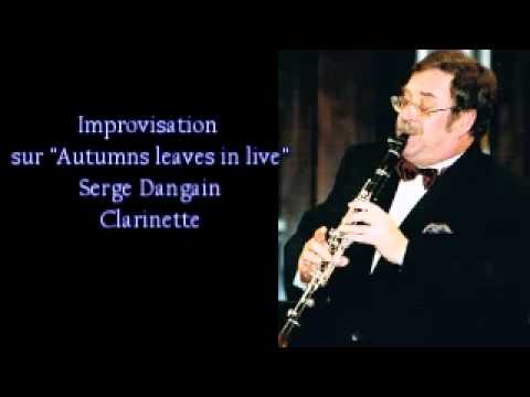 Autumns leaves in live Serge Dangain clarinette Jean Luc Béranger Guitare