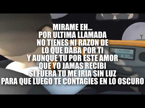(LETRA) Junior H - La Vi Llorar