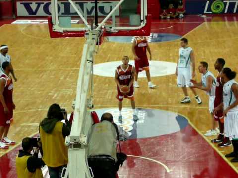 Lottomatica Virtus Roma-Air Avellino - Ibby Jaaber in lunetta (-14"47 - -7"71)