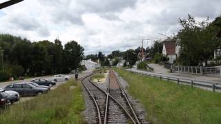 preview picture of video 'Wolnzach-Express: Rohrbach (Ilm) ‒ Wolnzach Markt ‒ Jebertshausen · Führerstandsmitfahrt [HD]'