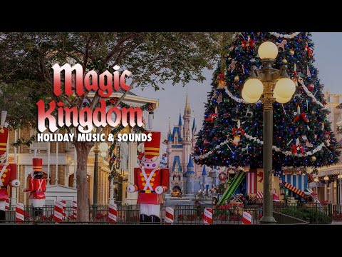 🎄 Main Street U.S.A Christmas Ambience | 8 Hours of Cozy Disney Magic & Holiday Music 🎶