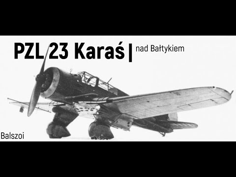 PZL.23 Karaś | on the Baltic Sea