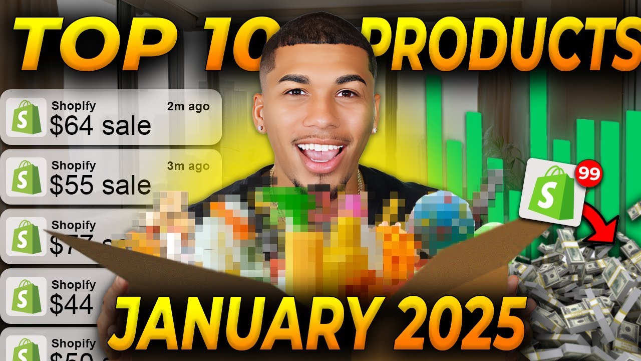 ⭐️ TOP 10 PRODUCTS TO SELL IN JANUARY 2025 | DROPSHIPPING SHOPIFY
