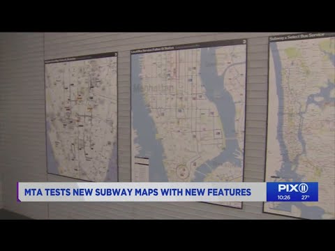 MTA tests new designs and features for subway maps