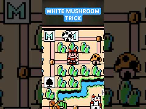 White Mushroom Secret in Super Mario 3! 😮