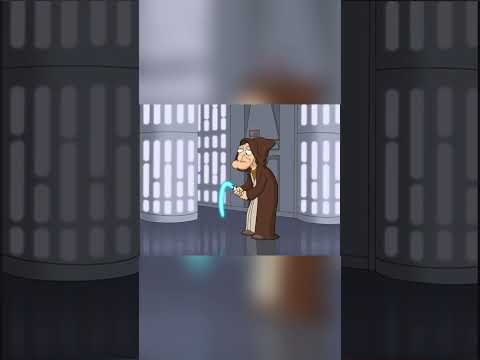 Herbert becomes Obi-Wan, wait until he sees Chris🤣 #starwars #darthvader #familyguyclips #shorts