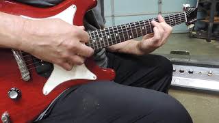 Video thumbnail for 1962 Epiphone Coronet Guitar made in the Gibson plant.  Les Paul Jr. tone 1962 Epiphone Devon Amp by StoneHouse Guitars