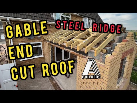 Cut Roof With A Steel Ridge Beam - New roofing square
